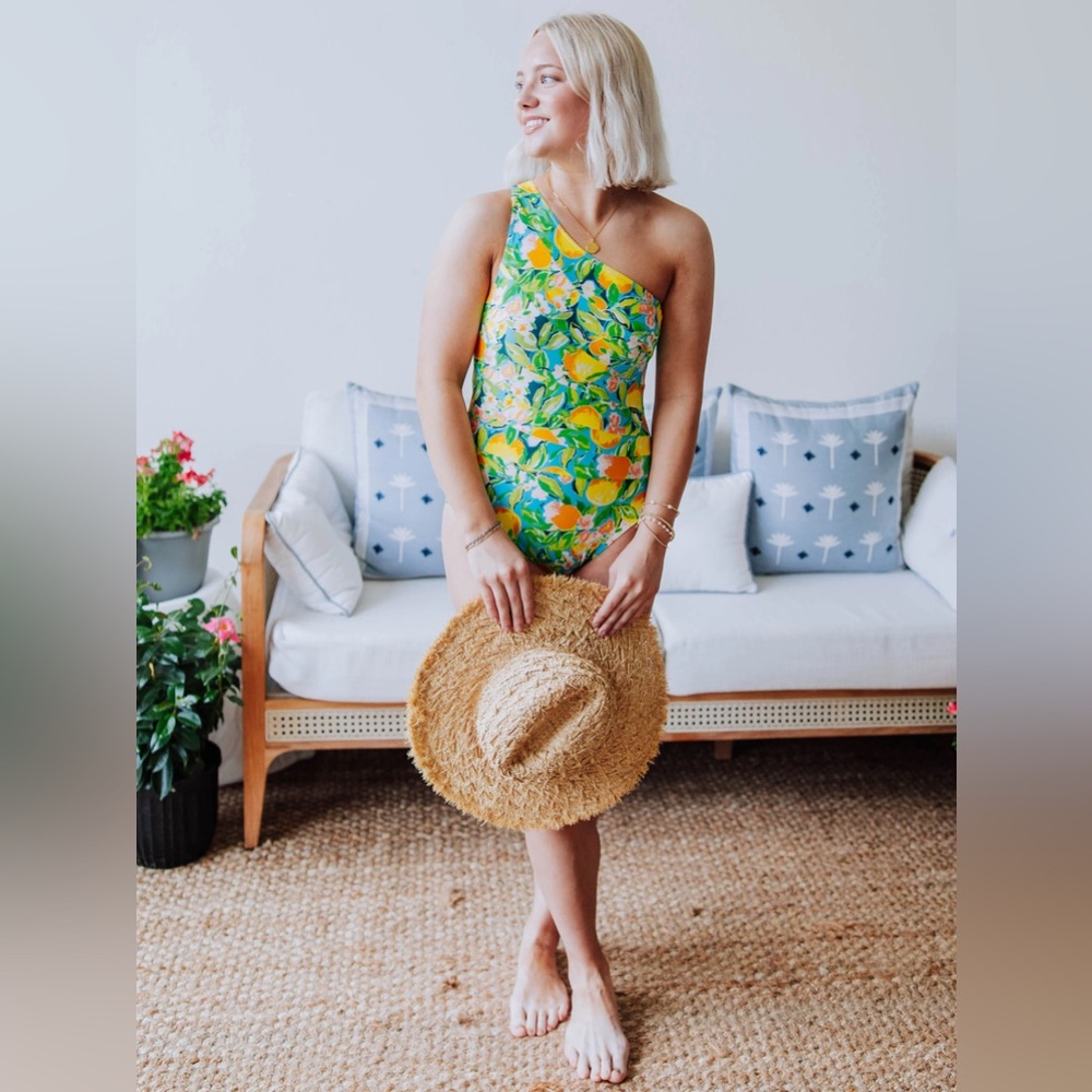 Sweet Honey Women's Madelyn One Piece - Bright Lemon Floral